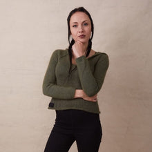 Load image into Gallery viewer, Wool hoodie pullover IDYLLIC