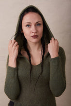 Load image into Gallery viewer, Wool hoodie pullover IDYLLIC