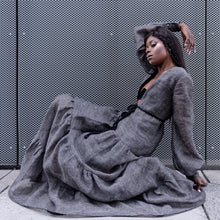 Load image into Gallery viewer, Linen maxi dress QUEEN