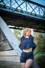 Load image into Gallery viewer, Linen set of top and shorts MOON