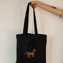 Load image into Gallery viewer, Linen tote bag WIND