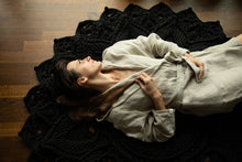 Load image into Gallery viewer, Waffle linen bathrobe