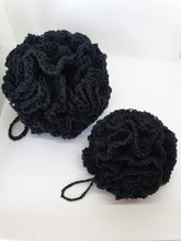 Load image into Gallery viewer, Linen shower pouf