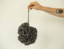 Load image into Gallery viewer, Linen shower pouf