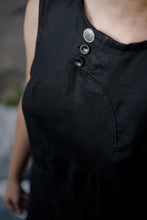 Load image into Gallery viewer, Linen dress CROW