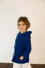Load image into Gallery viewer, Wool cardigan BLUE SHEEP
