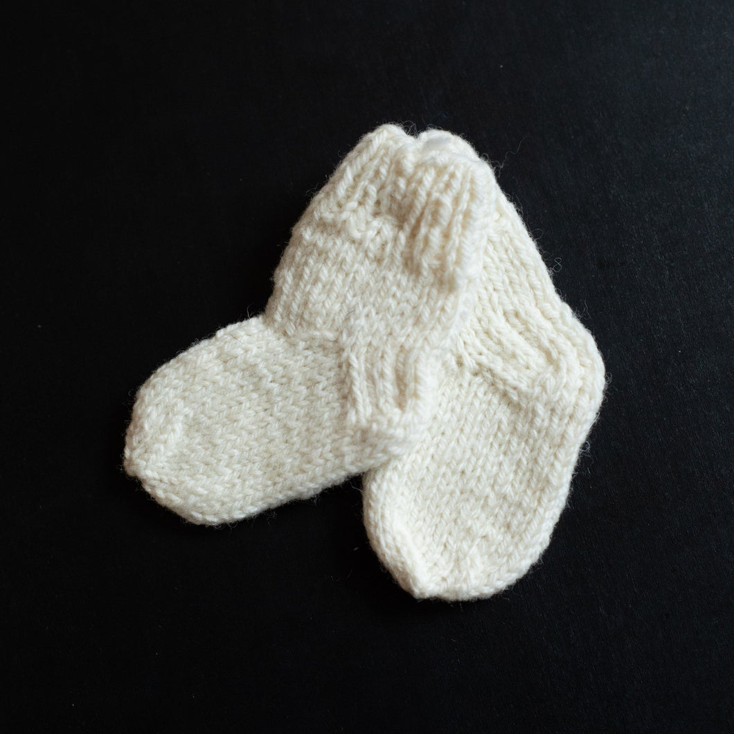 Wool socks for babies