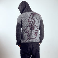 Load image into Gallery viewer, Wool hoodie cardigan ARMOR
